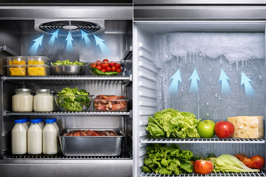 how do fan cooling and static cooling work